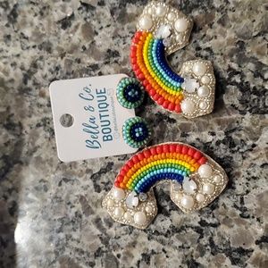 Pearl Rainbow earrings teacher